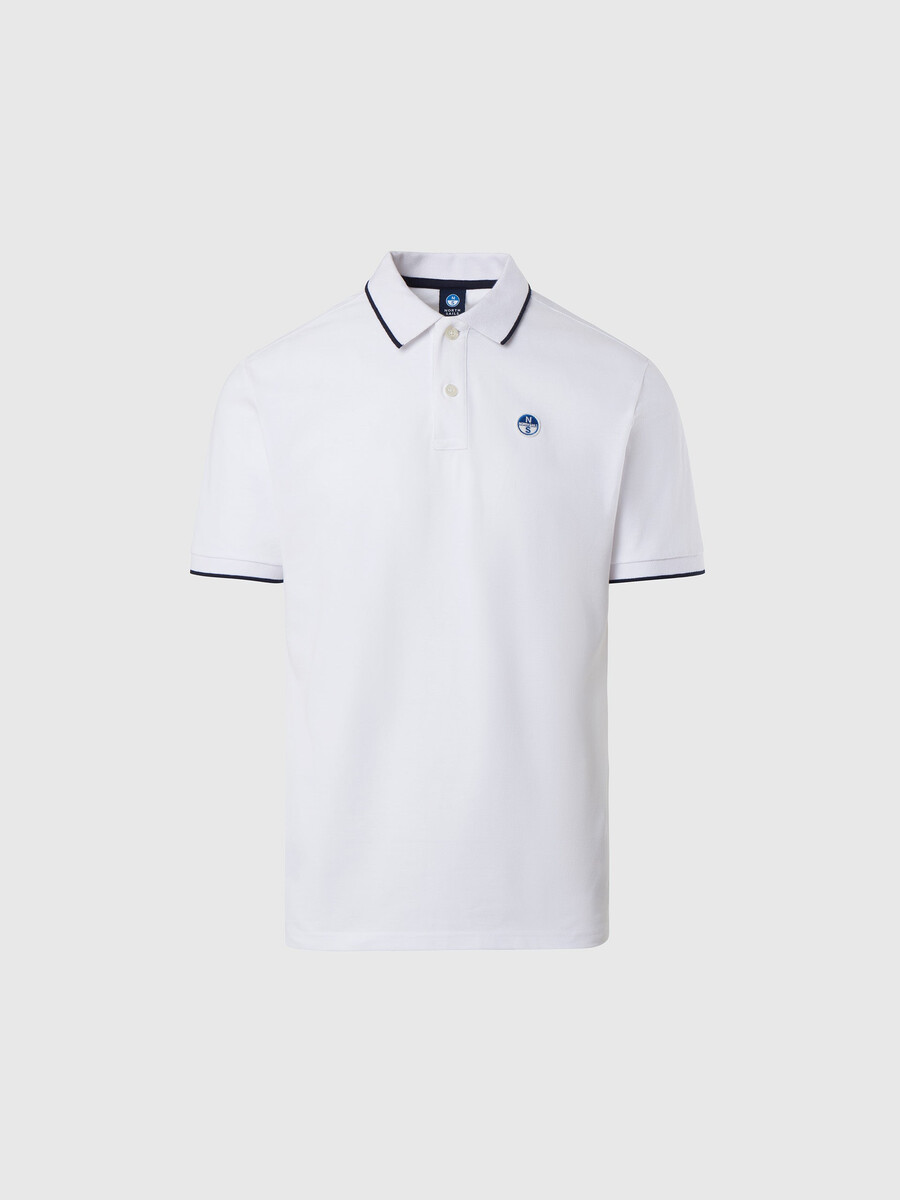 polo majica s printom na ovratniku