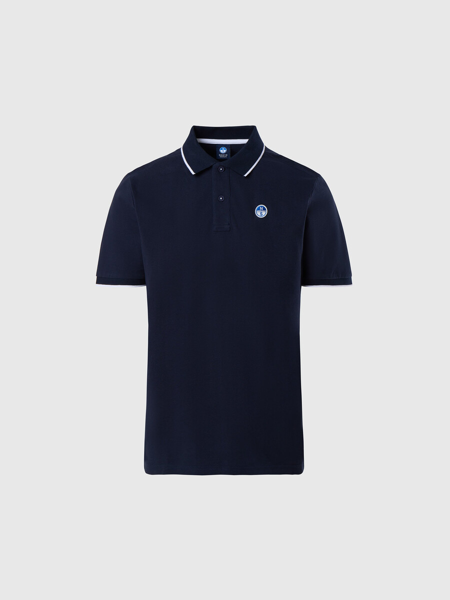 polo majica s printom na ovratniku