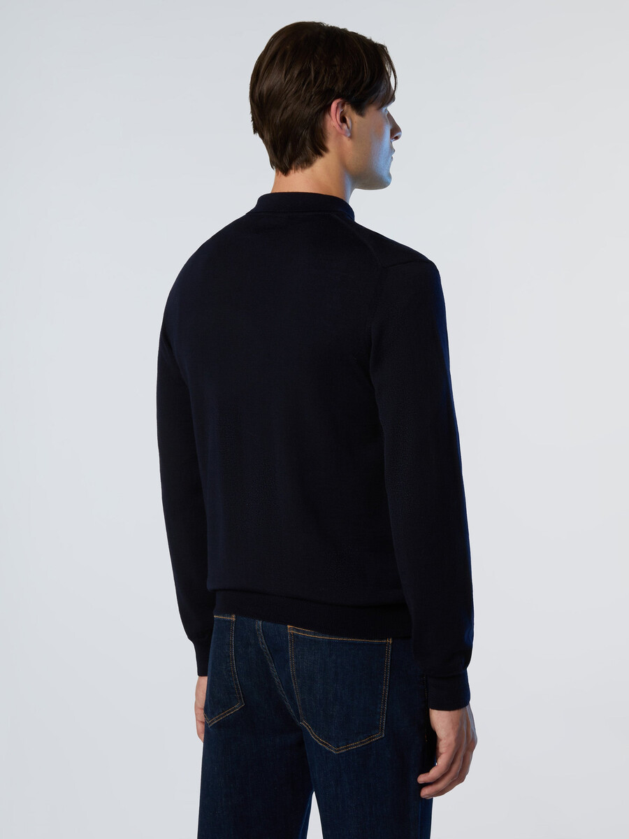 polo džemper od merino vune