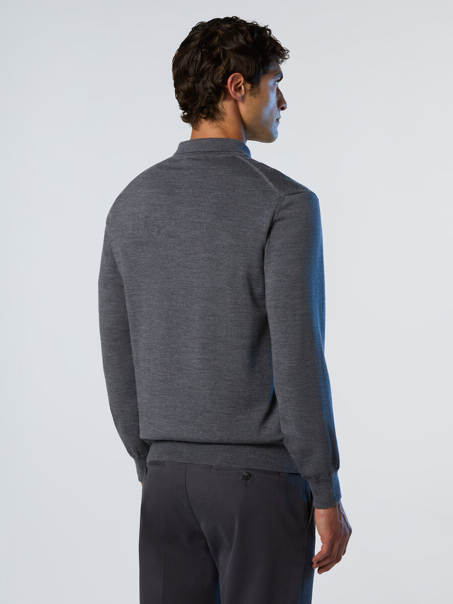 polo džemper od merino vune