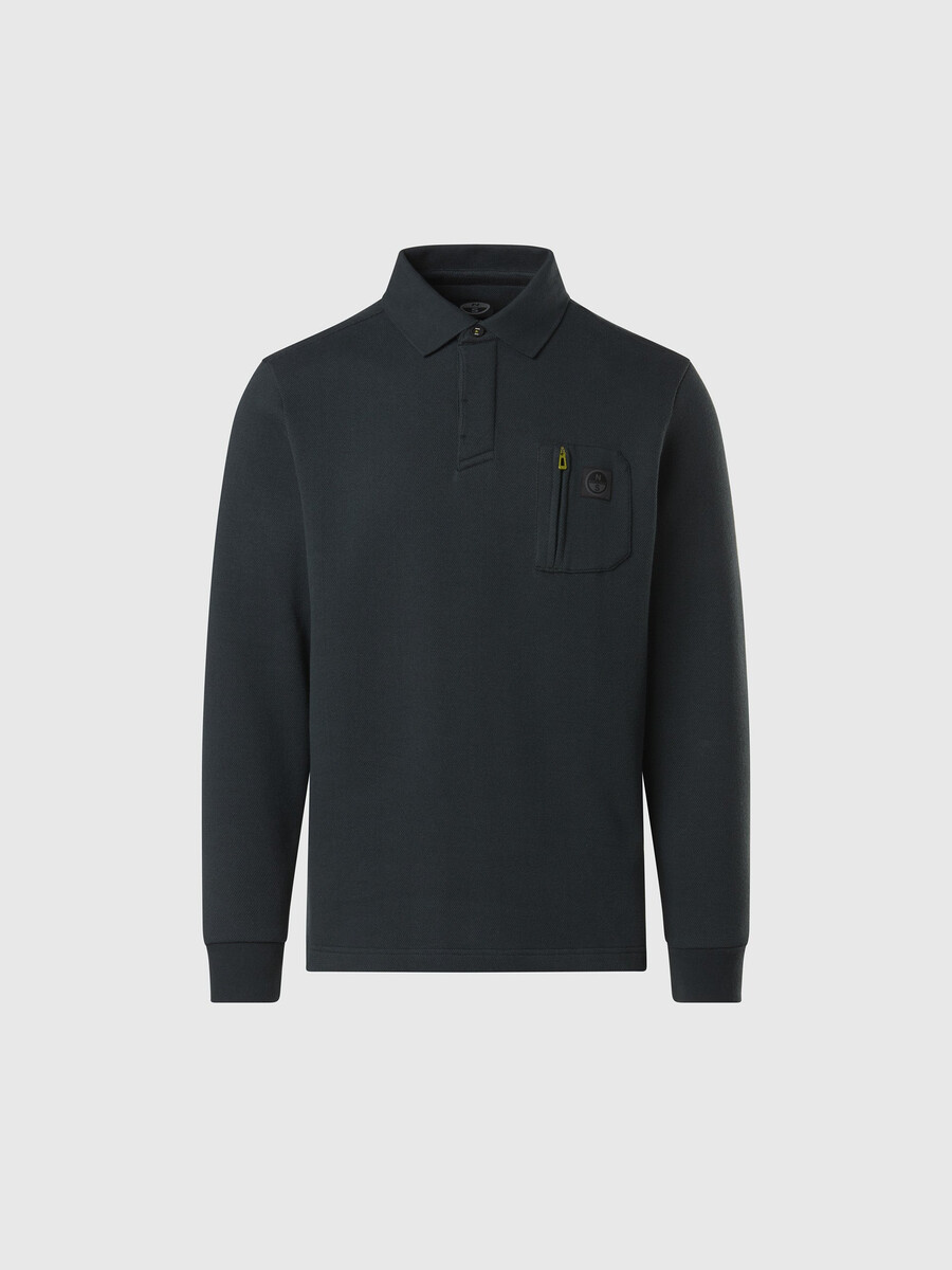 polo majica s džepom na prsima