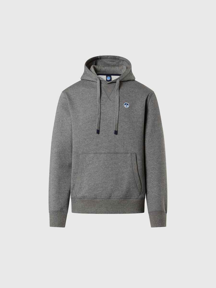 hoodie s našivkom logotipa