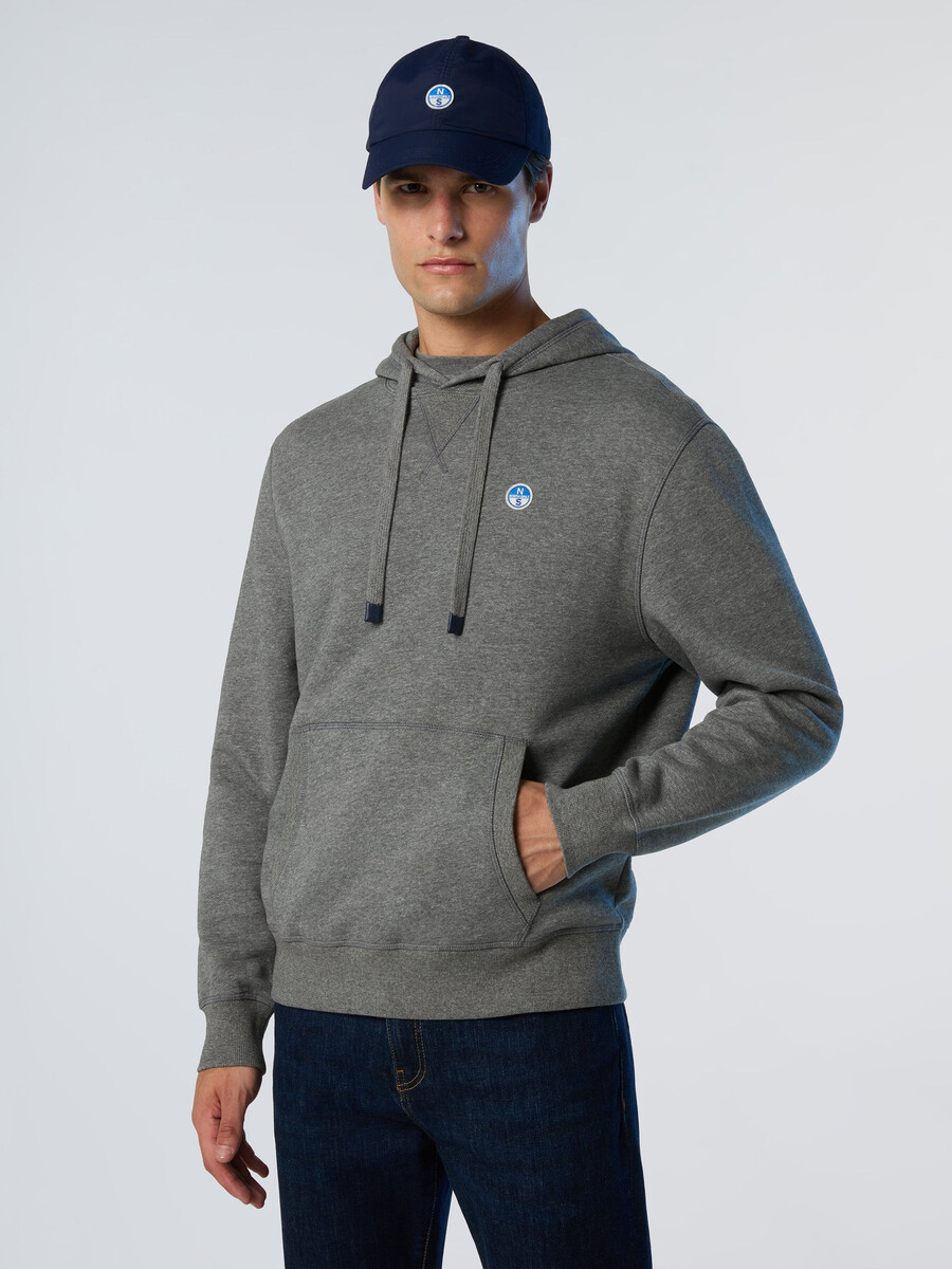 hoodie s našivkom logotipa