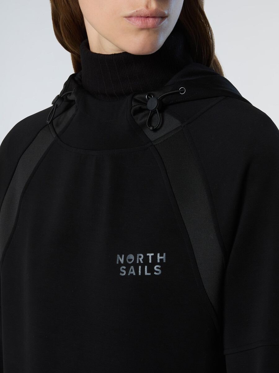 scuba hoodie s preklopnim kapuljačem